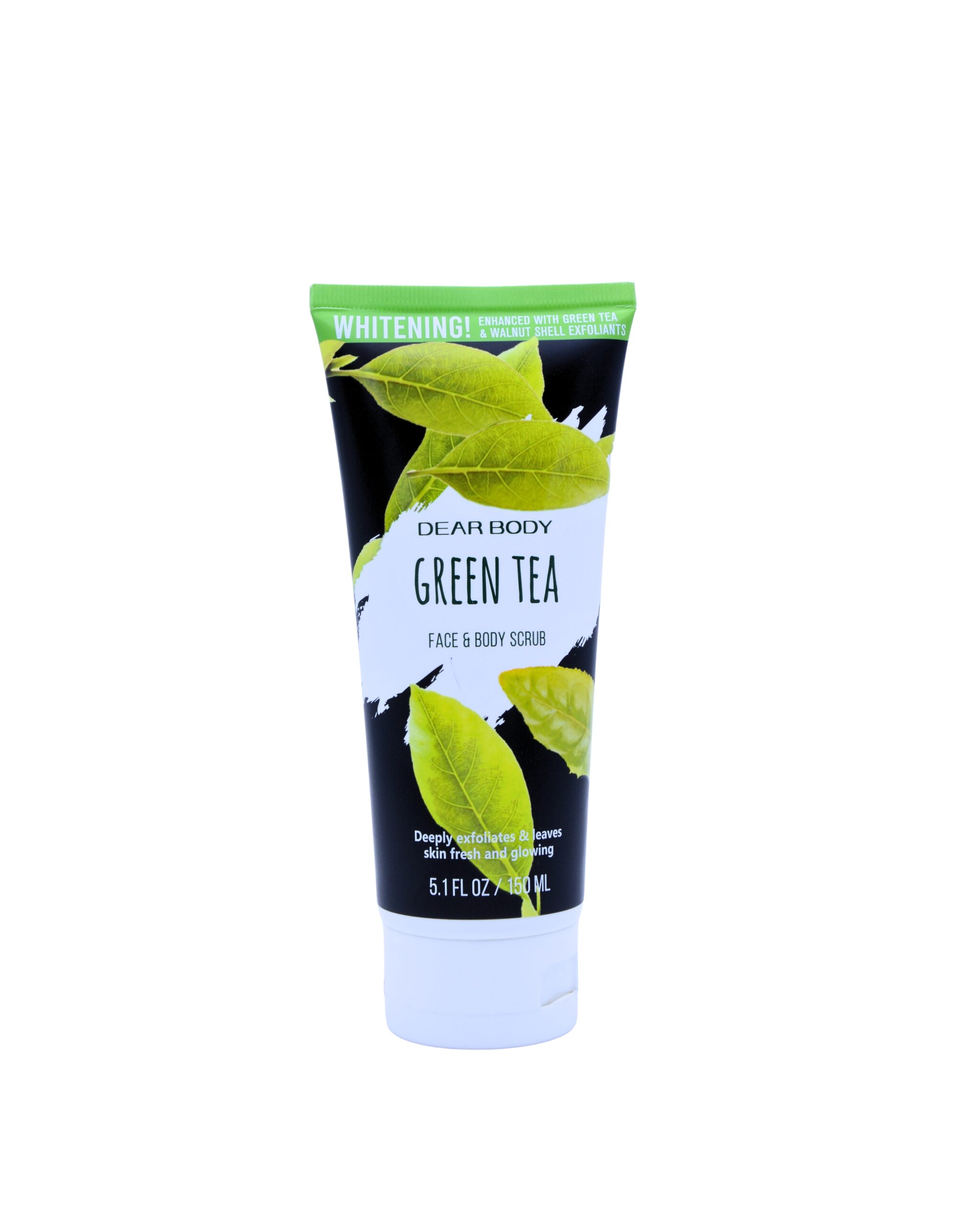 Dear Body Green Tea Face & Body Scrub 5.1FL OZ/150ML
