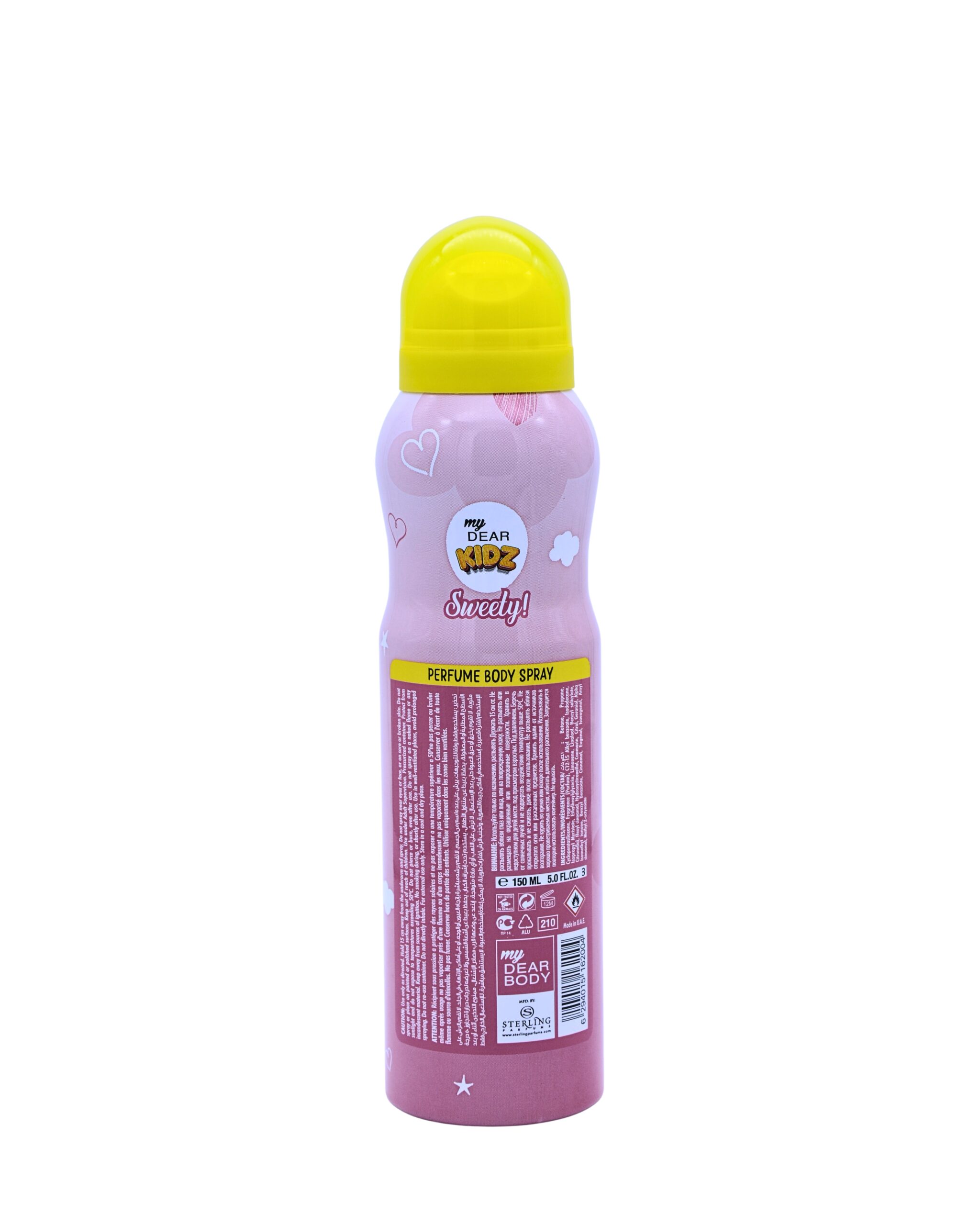 My Dear Kidz - Sweety - Perfume Body Spray 150ml - Image 2