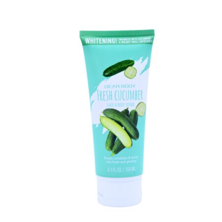 Dear Body Fresh Cucumber Face & Body Scrub 5.1FL OZ/150ML