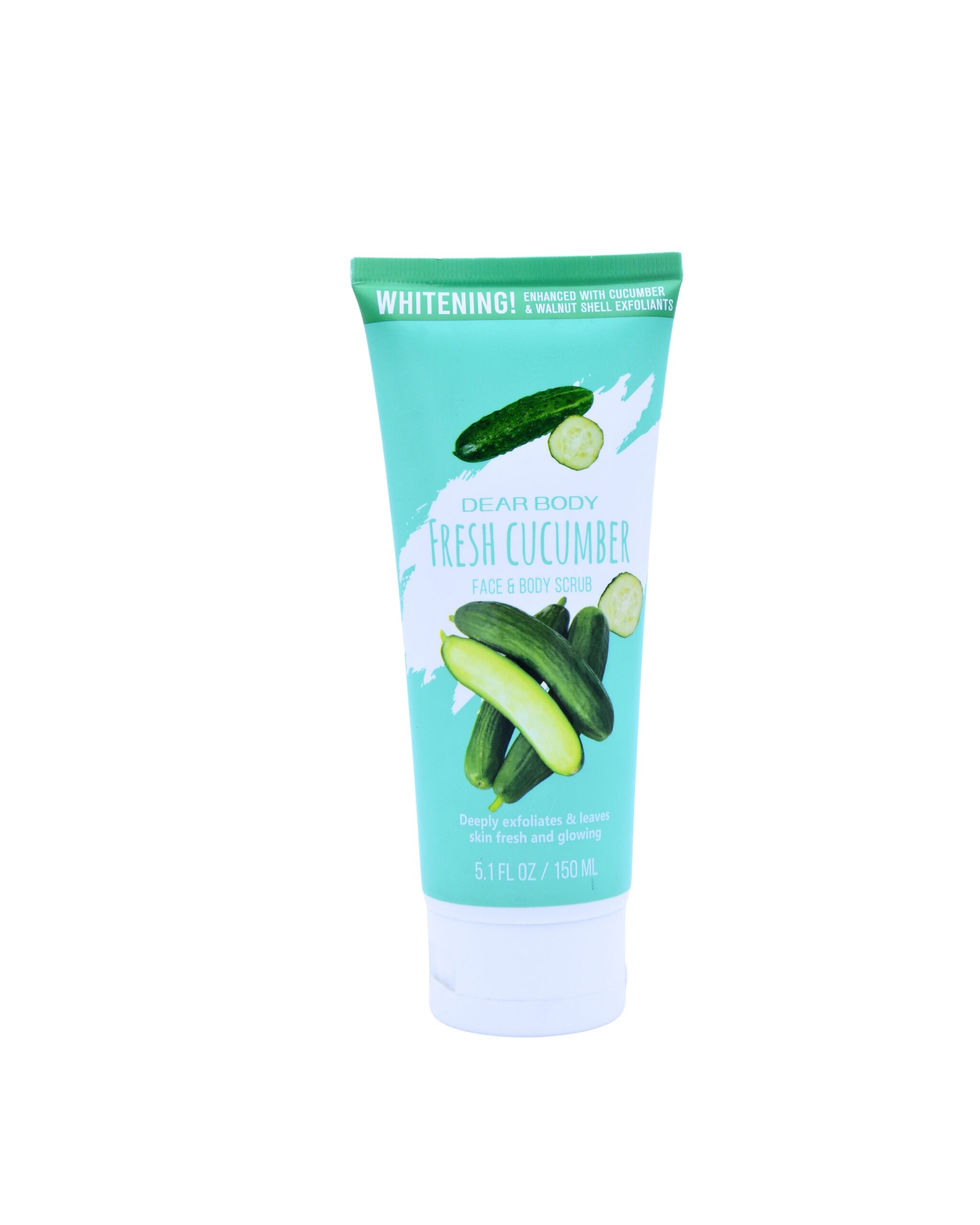 Dear Body Fresh Cucumber Face & Body Scrub 5.1FL OZ/150ML