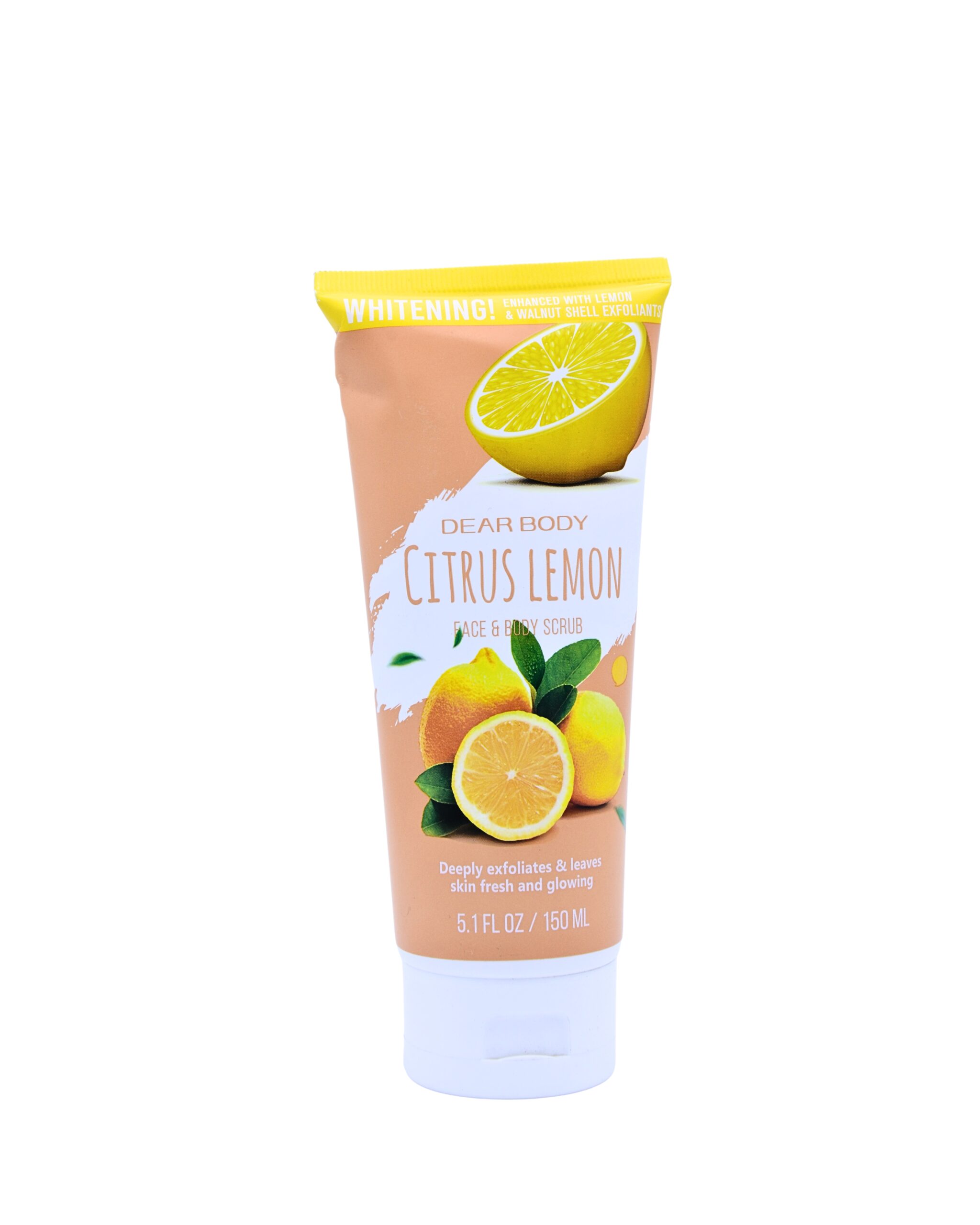 Dear Body Citrus Lemon Face & Body Scrub 5.1FL OZ/150ML
