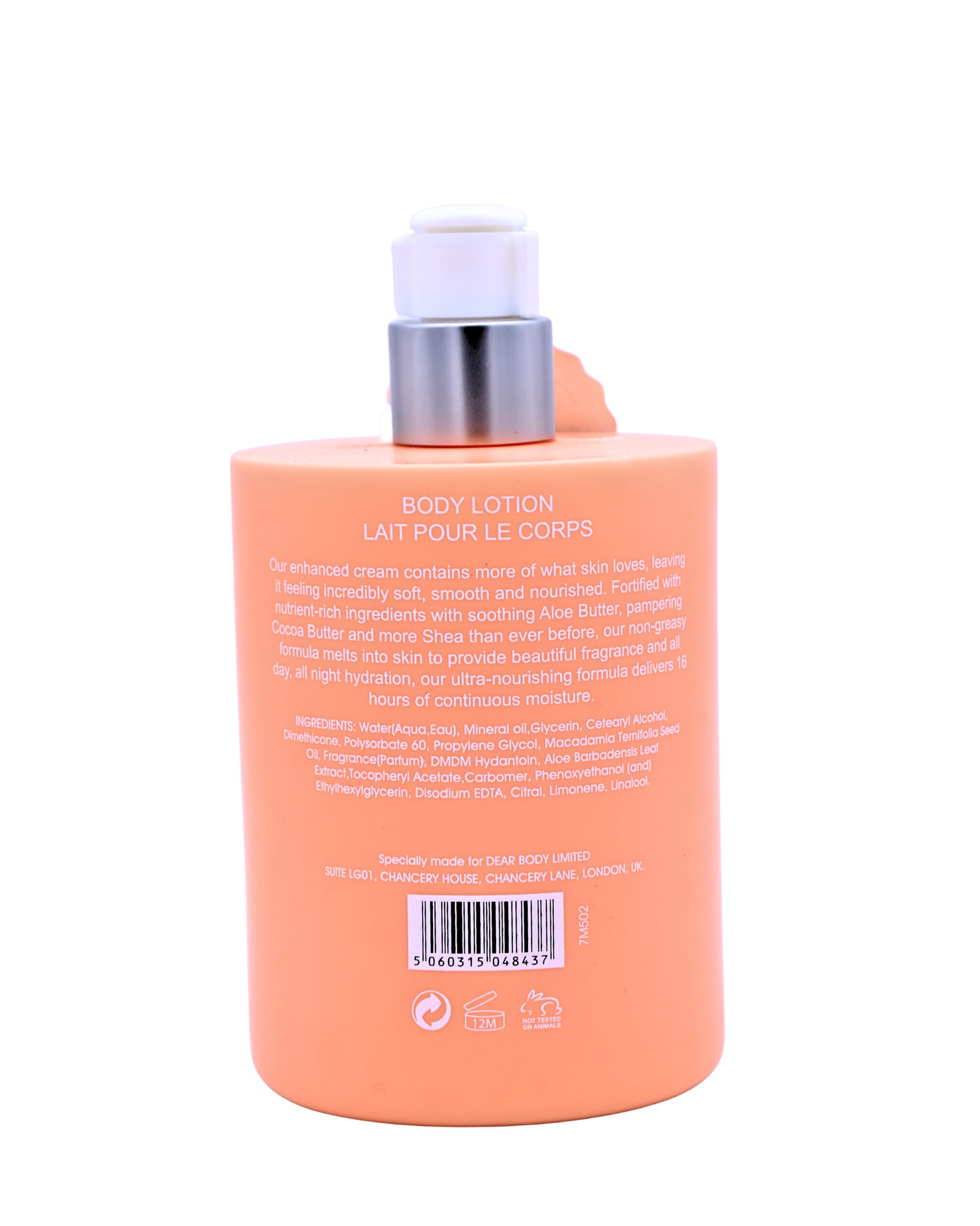Dear Body - Kissing Mizzle Extra Whitening Body Lotion 500ML - Image 2