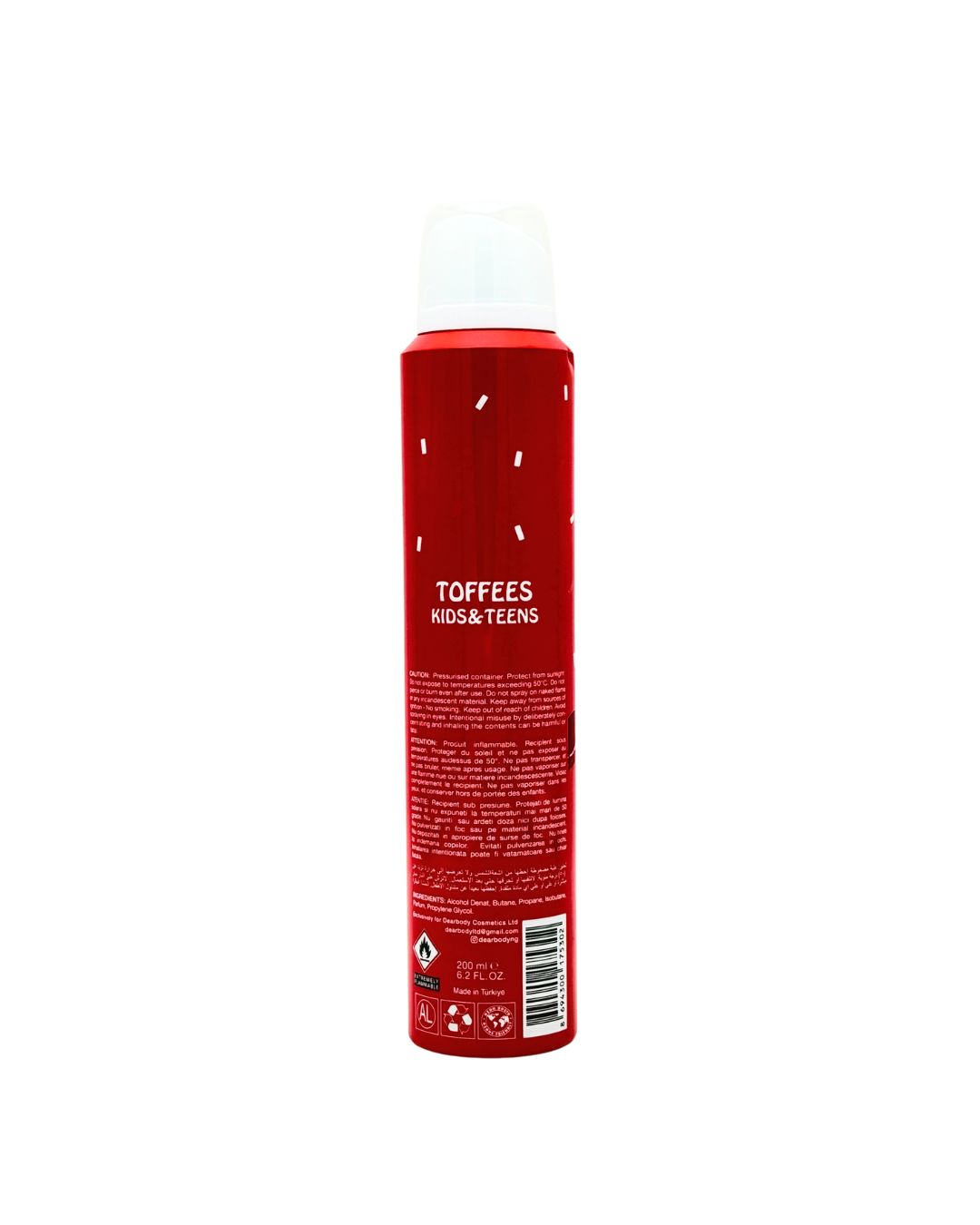 TOFFEES Kids & Teens Deodorant Spray – Cherry Luxe - Image 2