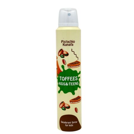 TOFFEES Kids & Teens Deodorant Spray – Pistachio Kunafa